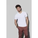 branded Stedman Mens Clive V-neck T-Shirt, from our range of promotional Men's Promotional T Shirts