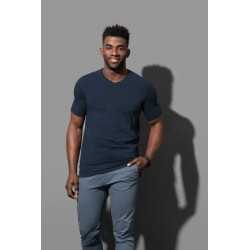 branded Stedman Mens Clive V-neck T-Shirt, from our range of promotional Men's Promotional T Shirts