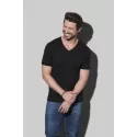 branded Stedman Mens Dean Deep V-neck T-Shirt, from our range of promotional Men's Promotional T Shirts