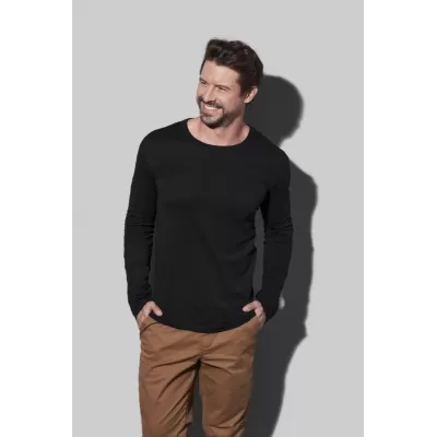 branded Stedman Mens Morgan Long Sleeve T-Shirt, from our range of promotional Men's Promotional T Shirts