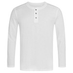 branded Stedman Mens Shawn Henley Long Sleeve T-Shirt, from our range of promotional Men&#039;s Promotional T Shirts