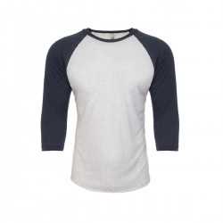 Men's Promotional T Shirts - Next Level Unisex Tri-Blend 3/4 Raglan T-Shirt
