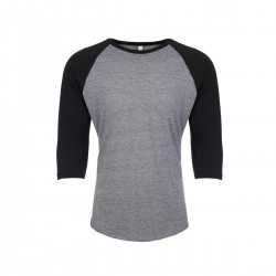 Men's Promotional T Shirts - Next Level Unisex Tri-Blend 3/4 Raglan T-Shirt
