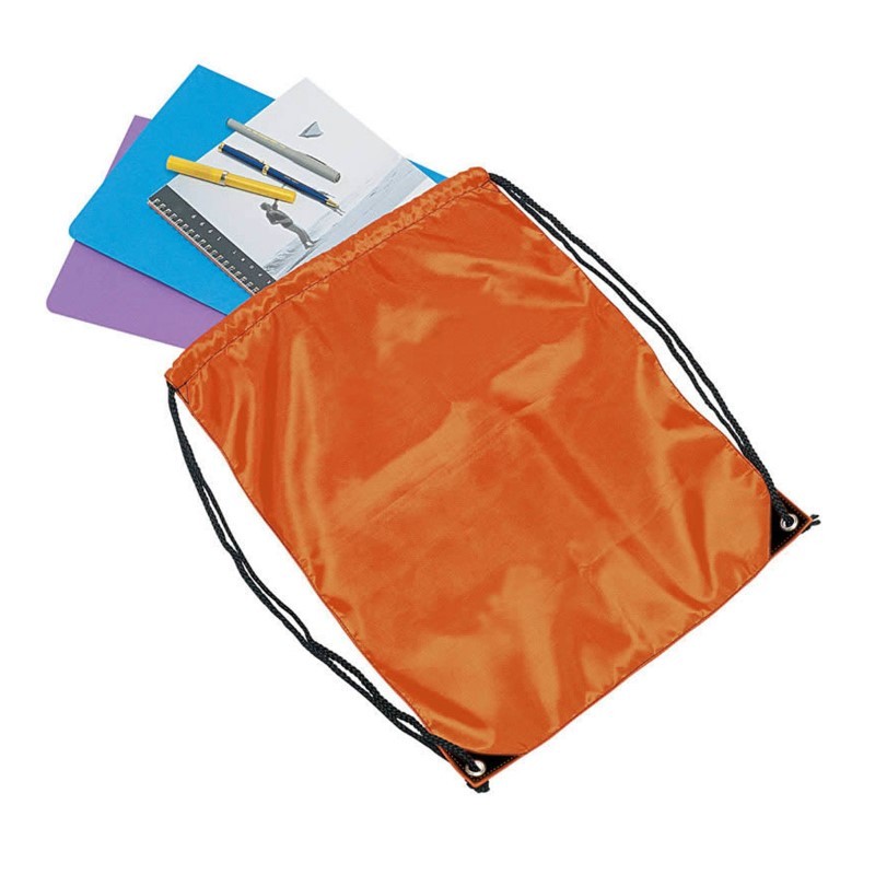 branded Drawstring Nylon Backsack, from our range of promotional Drawstring Bags & Back Sacks