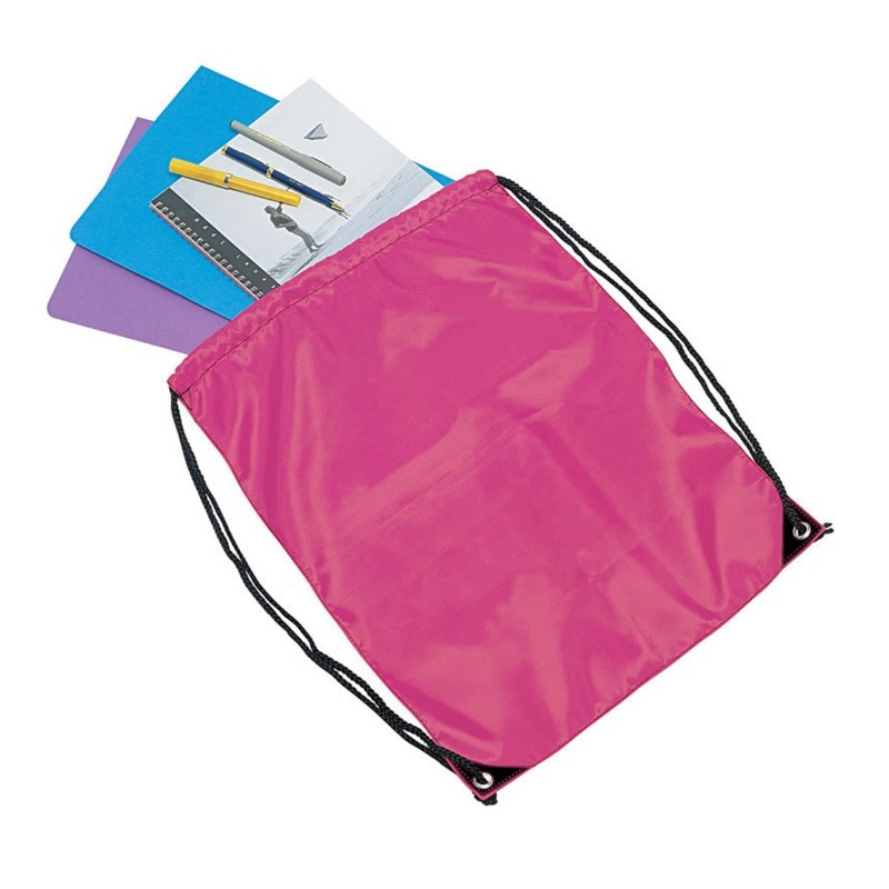 branded Drawstring Nylon Backsack, from our range of promotional Drawstring Bags & Back Sacks