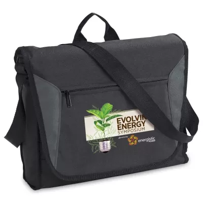 branded Platform Flap Satchel Bag, from our range of promotional Conference Bags & Satchels