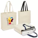 branded Heavy Duty Canvas Tote Bag with Gusset, from our range of promotional Shopping Tote Bags