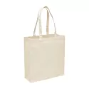 branded Heavy Duty Canvas Tote Bag with Gusset, from our range of promotional Shopping Tote Bags