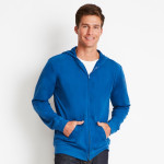 branded Next Level Unisex Sueded Zip Hoodie, from our range of promotional Hoodies