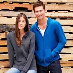 branded Next Level Unisex Sueded Zip Hoodie, from our range of promotional Hoodies