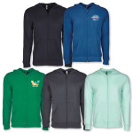 branded Next Level Unisex Sueded Zip Hoodie, from our range of promotional Hoodies
