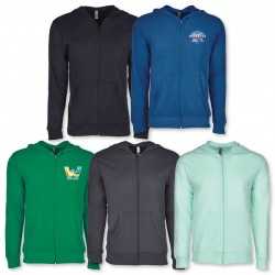 branded Next Level Unisex Sueded Zip Hoodie, from our range of promotional Hoodies