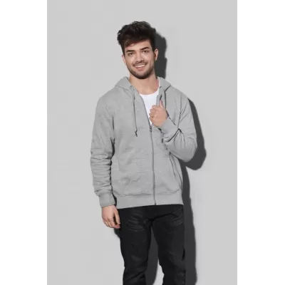 branded Stedman Mens Active Sweatjacket Hoodie, from our range of promotional Hoodies