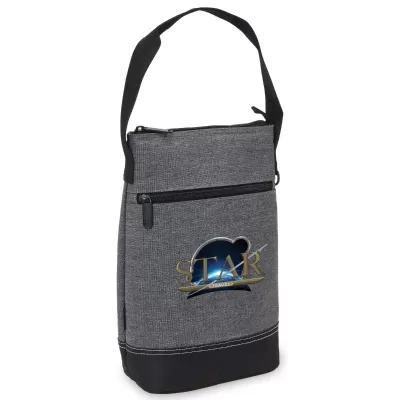 branded Tirano Two Bottle Wine Cooler Bag, from our range of promotional Wine Holders & Carriers