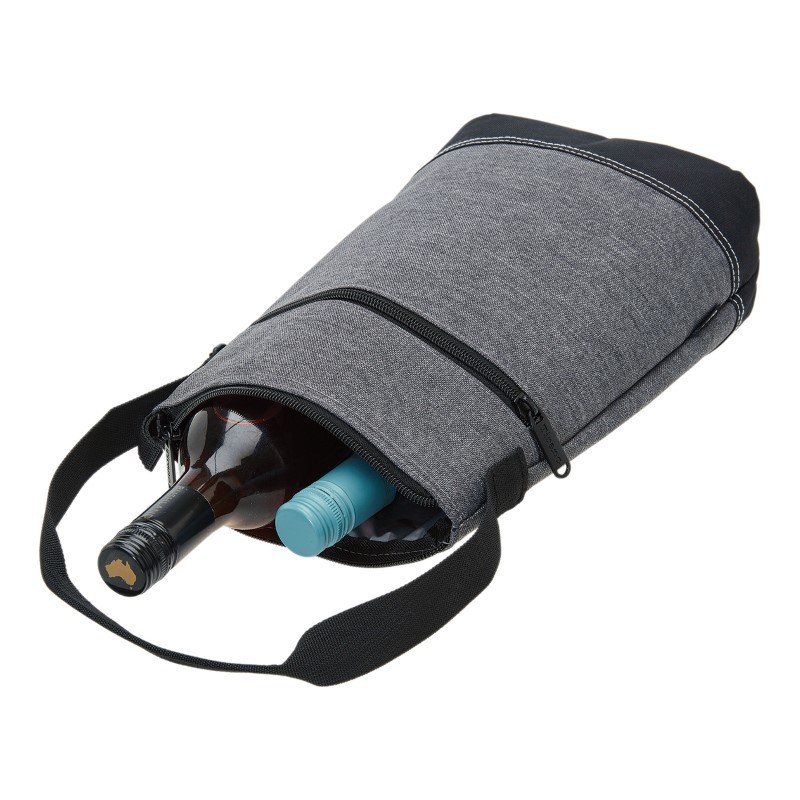 branded Tirano Two Bottle Wine Cooler Bag, from our range of promotional Wine Holders & Carriers