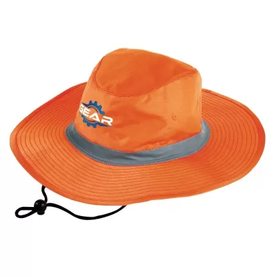 branded Hi Vis Reflector Safety Brim Hat, from our range of promotional Wide Brim Hats