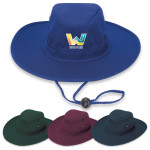 Wide Brim Hats  - Poly Viscose Slouch Brim Hat