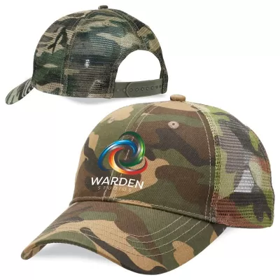 branded Camo Trucker Cap, from our range of promotional Caps