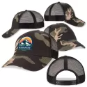 branded Black Camo Trucker Cap, from our range of promotional Caps