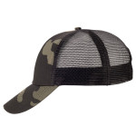 Caps  - Black Camo Trucker Cap