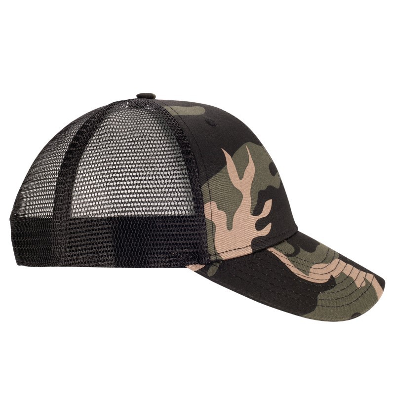 branded Black Camo Trucker Cap, from our range of promotional Caps