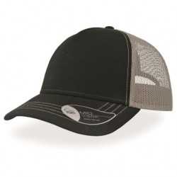 branded Atlantis Rapper Canvas Trucker Cap, from our range of promotional Caps