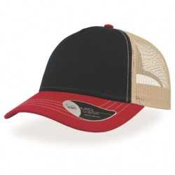 branded Atlantis Rapper Canvas Trucker Cap, from our range of promotional Caps