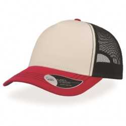 branded Atlantis Rapper Canvas Trucker Cap, from our range of promotional Caps