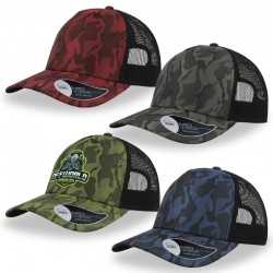branded Atlantis Rapper Camo Trucker Cap, from our range of promotional Caps