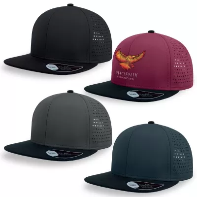 branded Atlantis Bank Cap Flat Peak, from our range of promotional Caps