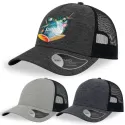 branded Atlantis Rapper Melange Trucker Cap, from our range of promotional Caps