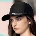 branded Atlantis Rapper Melange Trucker Cap, from our range of promotional Caps
