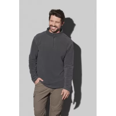 branded Stedman Mens Active Fleece Half-Zip, from our range of promotional Fleece Tops