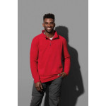 Fleece Tops  - Stedman Mens Active Fleece Half-Zip