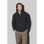 branded Stedman Mens Active Hooded Fleece Jacket, from our range of promotional Fleece Tops