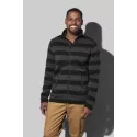 branded Stedman Mens Active Striped Fleece Jacket, from our range of promotional Fleece Tops