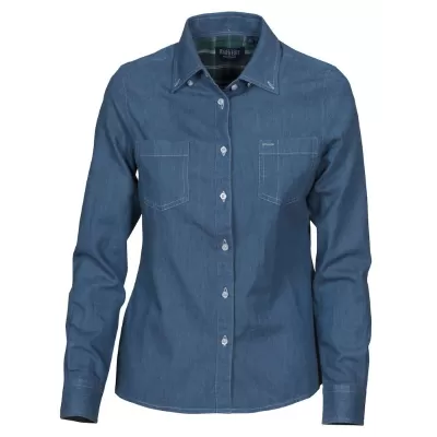 branded James Harvest Jupiter Womens Denim Shirt, from our range of promotional Ladies Corporate Shirts