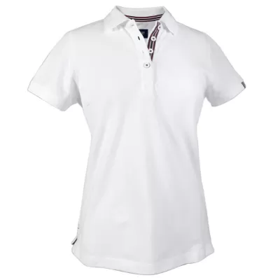 branded James Harvest Avon Womens Cotton Polo, from our range of promotional Ladies Promotional Polo Shirts