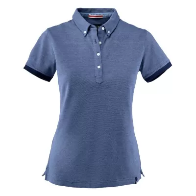 branded James Harvest Larkford Womens Cotton Polo, from our range of promotional Ladies Promotional Polo Shirts