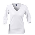 Ladies Promotional T Shirts  - James Harvest Lynn Womens V-Neck 3/4 T-Shirt