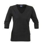 Ladies Promotional T Shirts  - James Harvest Lynn Womens V-Neck 3/4 T-Shirt