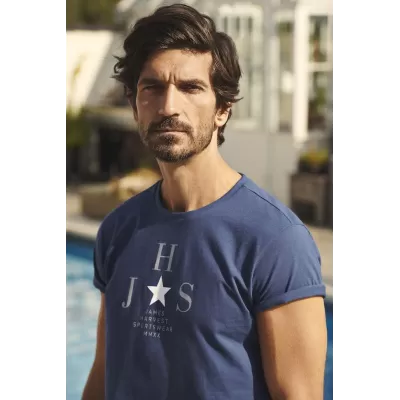 branded James Harvest American U Mens Crew Neck T-Shirt, from our range of promotional Men's Promotional T Shirts