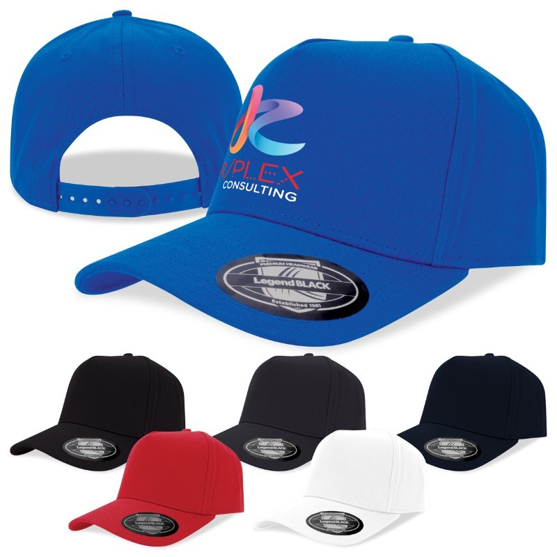 branded Legend Black A-Frame Cap, from our range of promotional Caps