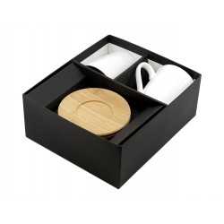 Coffee Mugs - Carmel Vee Mug & Saucer Set
