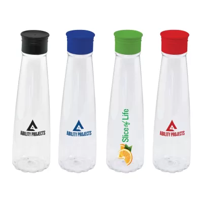 branded Oregon 650ml Water Bottle, from our range of promotional Drink Bottles - Plastic