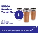 branded Bamboo 450ml Travel Mug, from our range of promotional Travel Mugs
