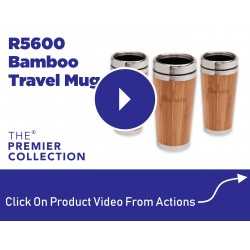 Travel Mugs - Bamboo 450ml Travel Mug