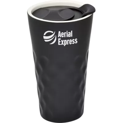 branded Supremo 350ml Ceramic Mug, from our range of promotional Travel Mugs