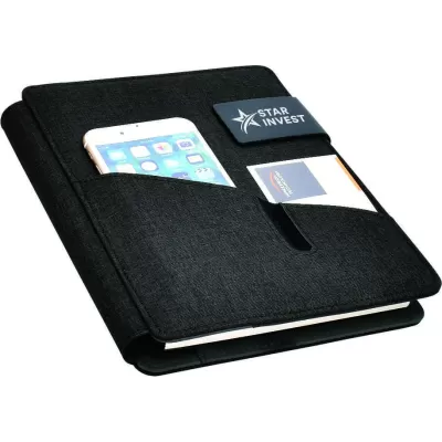 branded Hands-free A5 Portfolio, from our range of promotional Non Leather Compendiums