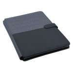 Non Leather Compendiums  - Impact A4 Portfolio, Black/Charcoal